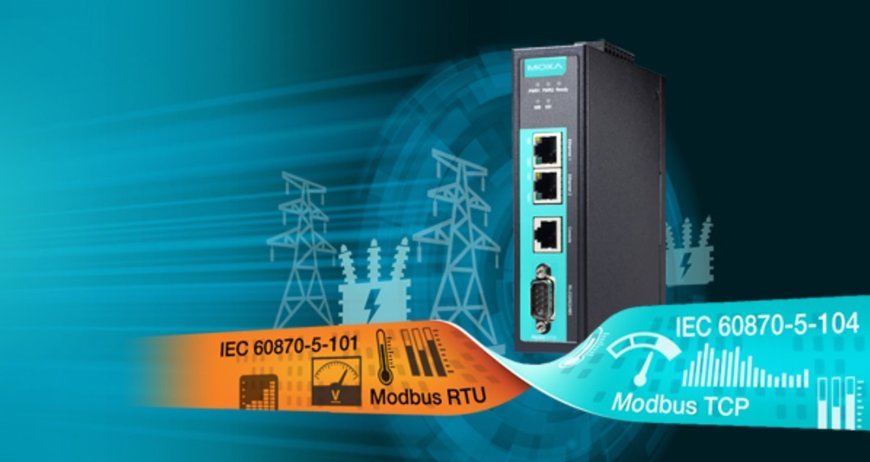 Moxa presenta las nuevas puertas de enlace de protocolo Modbus/IEC 101 a IEC 104 para actualizar las redes eléctricas